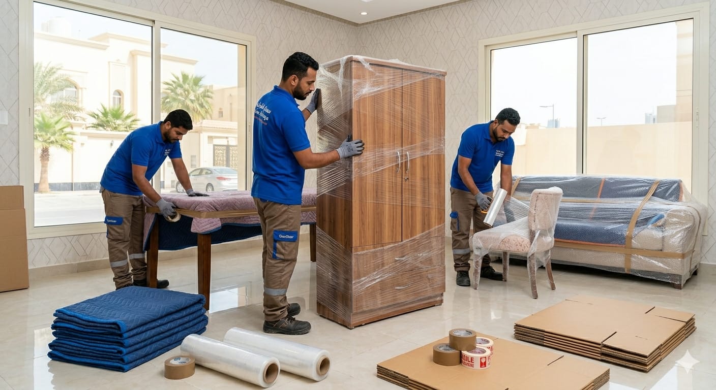 تغليف احترافي للأثاث بالدمام
